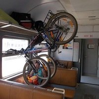 Велосипеды в электричке